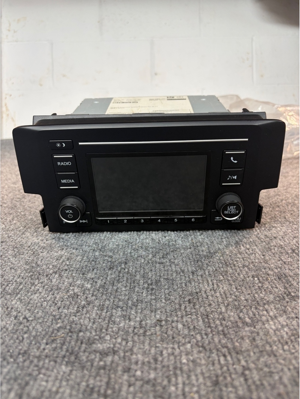 2018 Honda Civic LX Sedan Radio Media Receiver w/ Display Screen OEM 2018